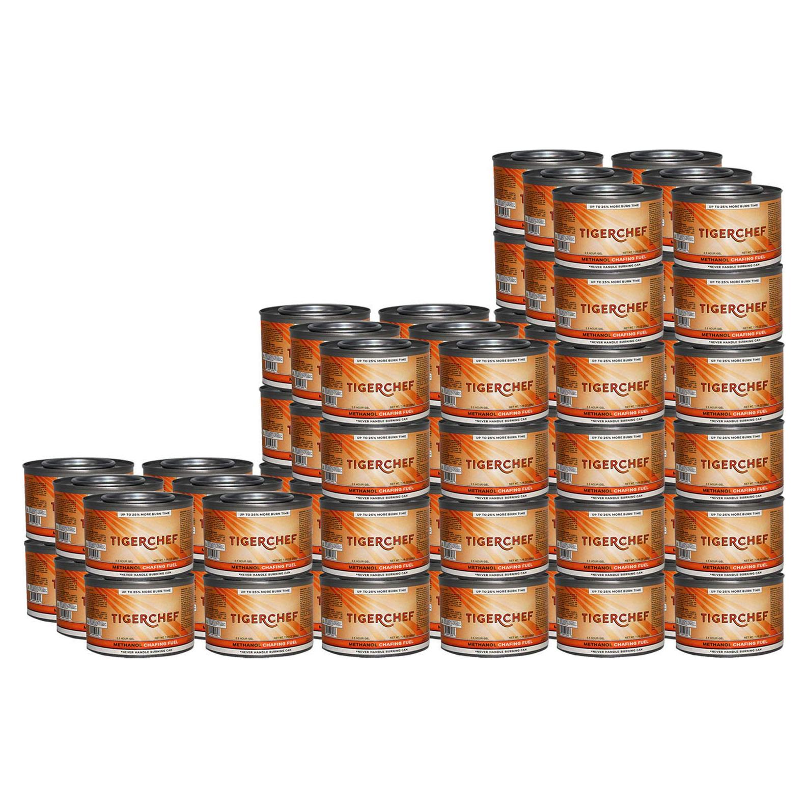 Combustible de Gel de Metanol Tiger Chef 7 oz - 72 Latas