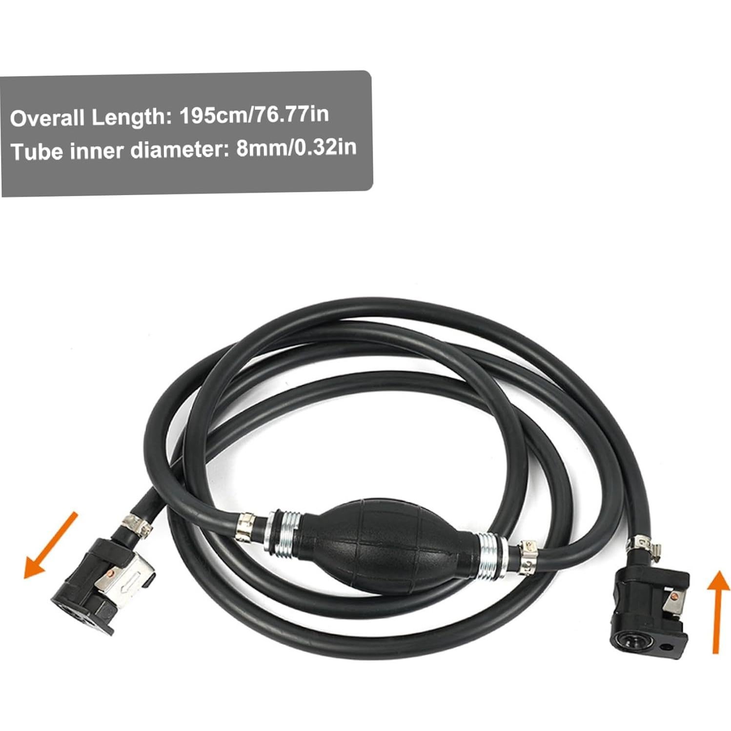 Kit de Línea de Combustible Diésel Xoeryoy 2.1m 10mm con Válvulas