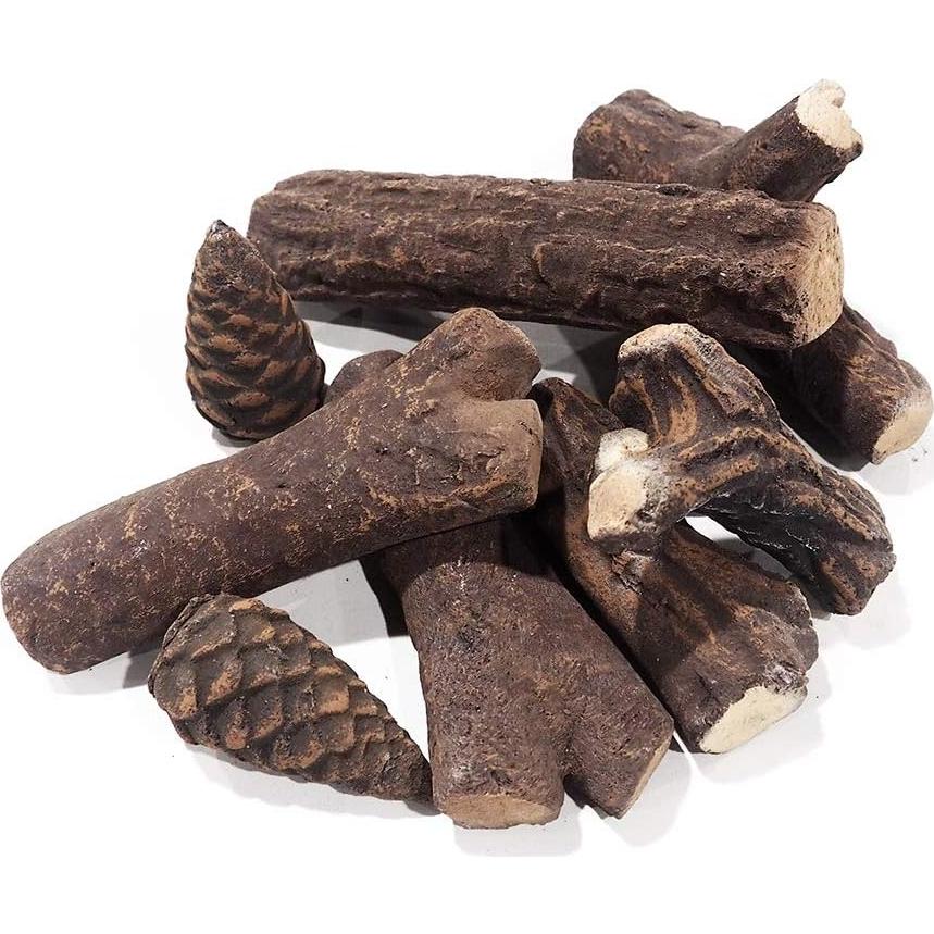 Juego de troncos de cerámica para chimenea de gas ATR ART TO REAL
