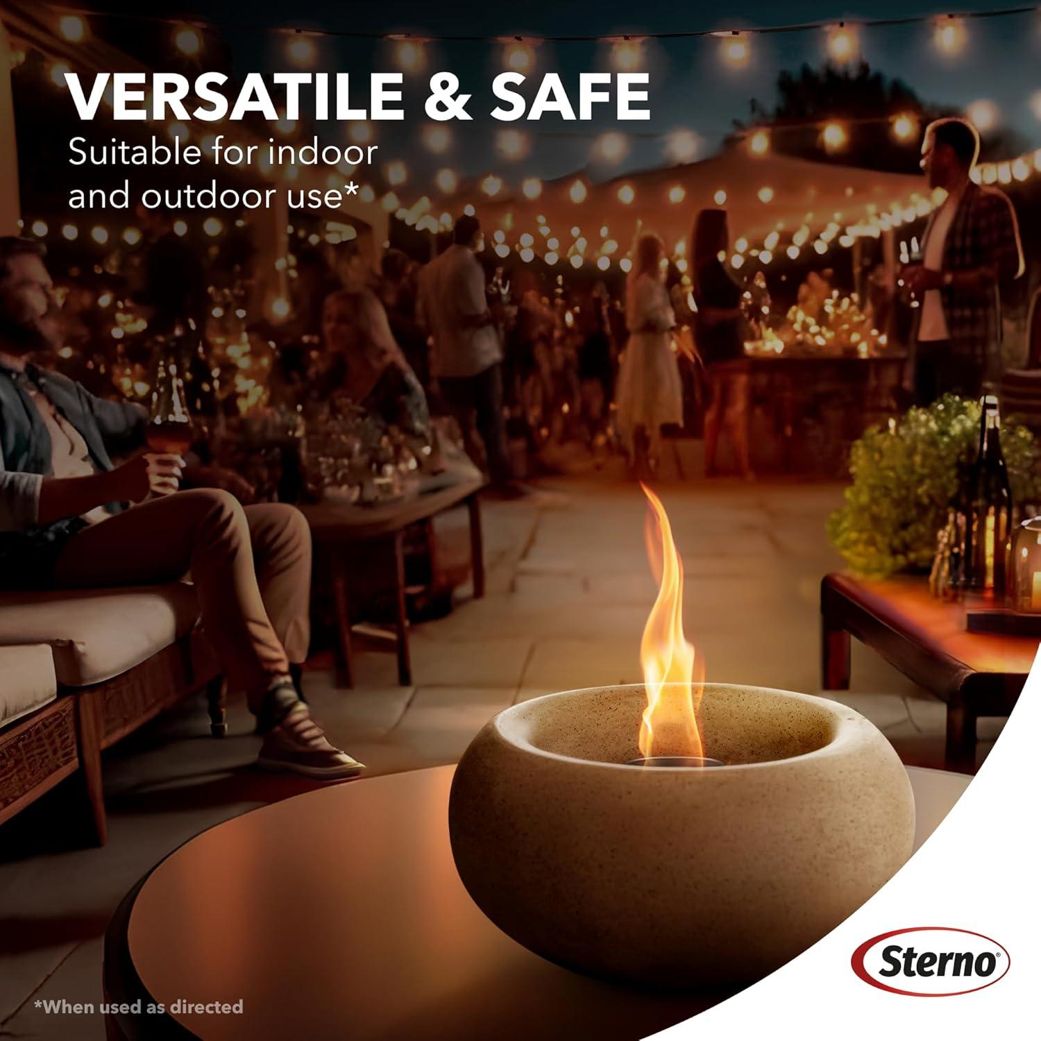 Combustible en Gel para Fogatas Sterno - Paquete de 12 Latas