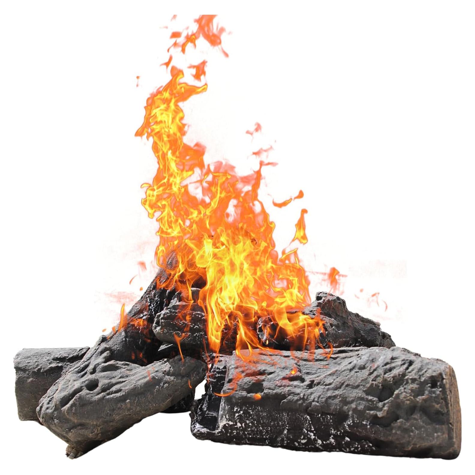 Conjunto de Registros de Chimenea de Gas Grandhom 4 Piezas