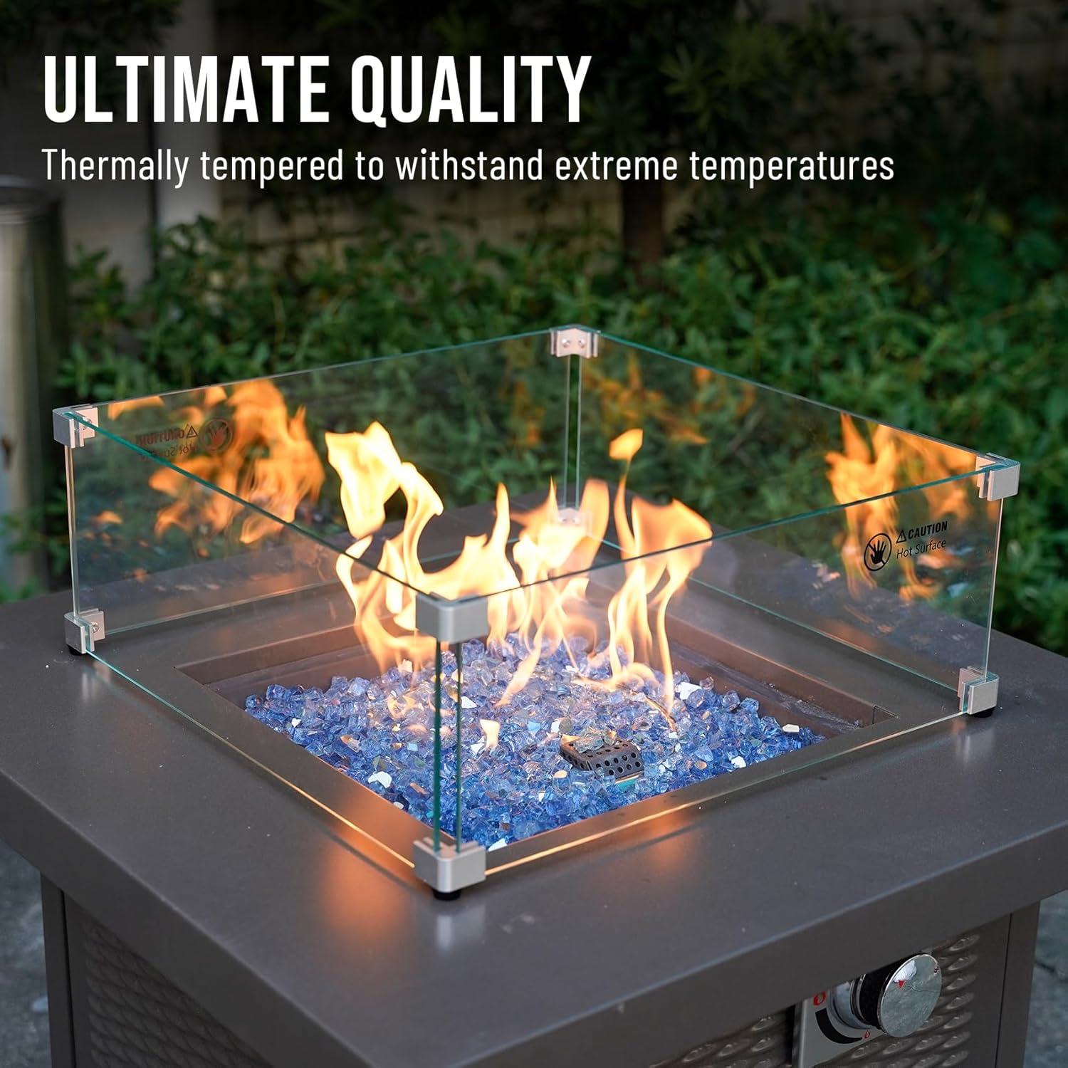 Vidrio para Fuego Skyflame 4.54 kg Azul Pacífico 1.27 cm