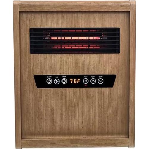 Calentador de espacio portátil Modern Ember 1500W con control remoto