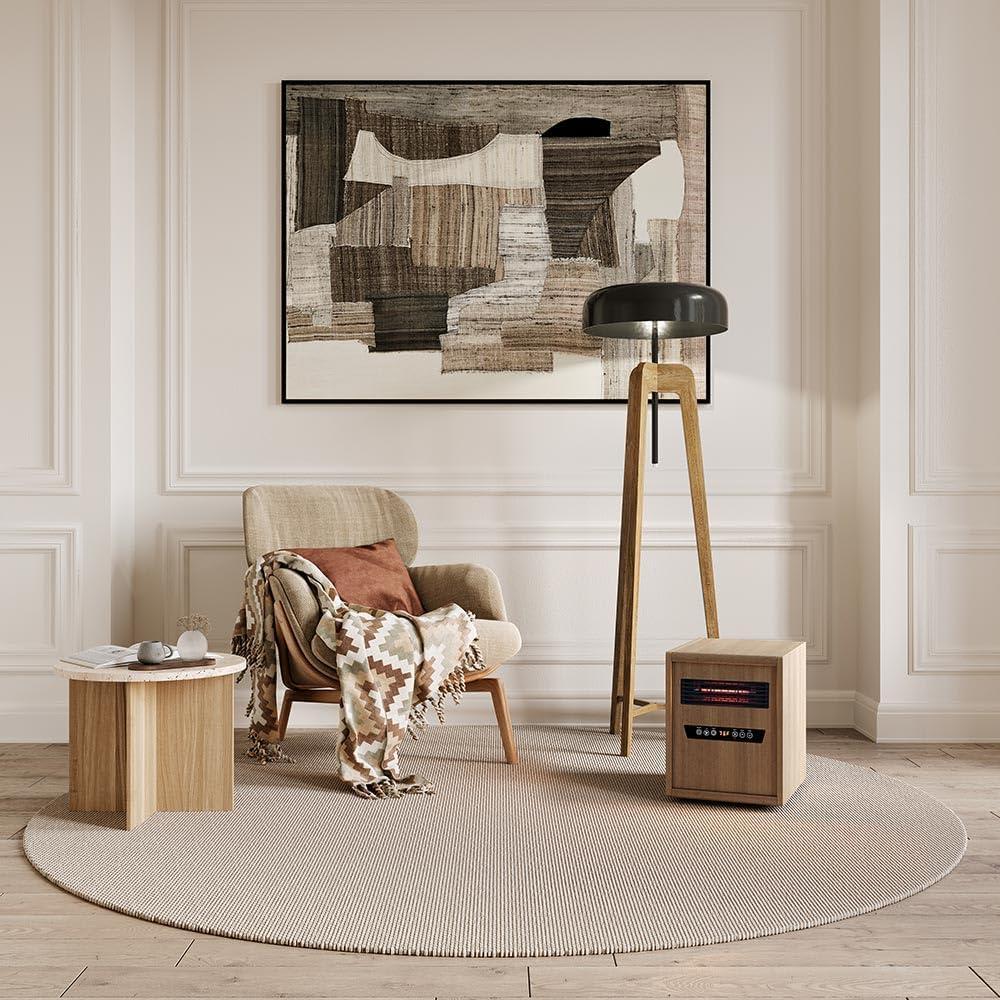 Calentador de espacio portátil Modern Ember 1500W con control remoto