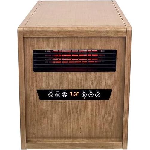 Calentador de espacio portátil Modern Ember 1500W con control remoto