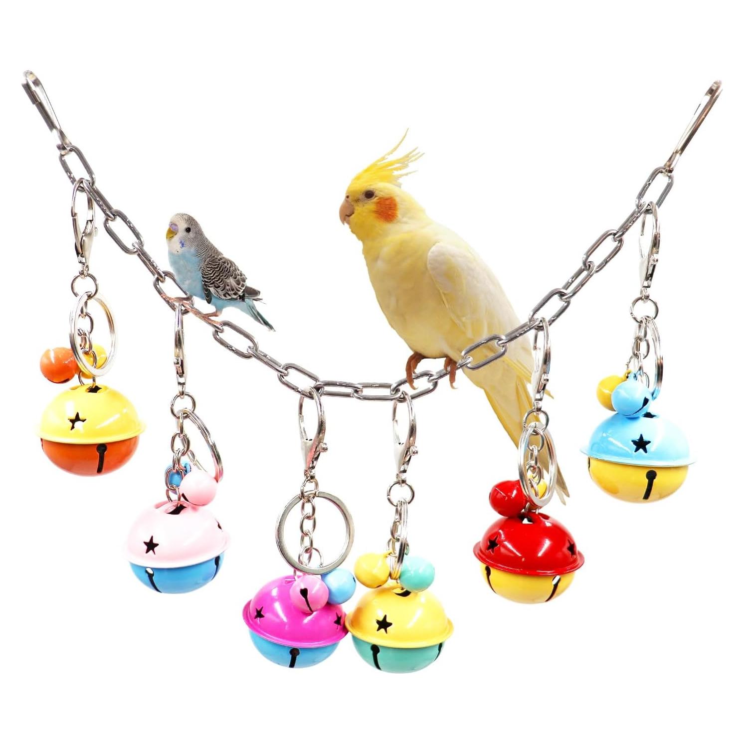 Columpio para Aves MinrzPet con Campanas Coloridas 181g