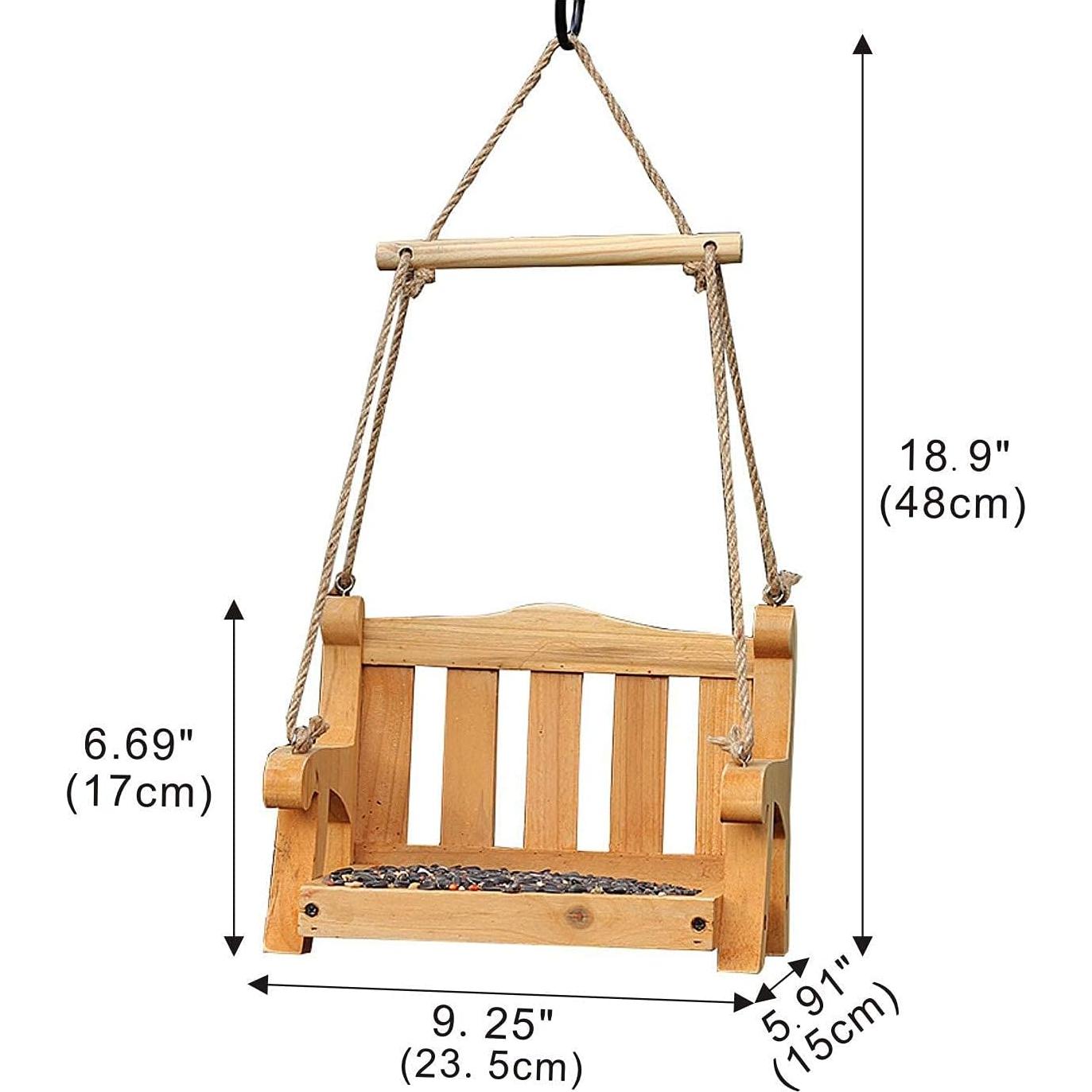Paquete de 2 comederos para pájaros Cedar Alpha, 1.36 kg