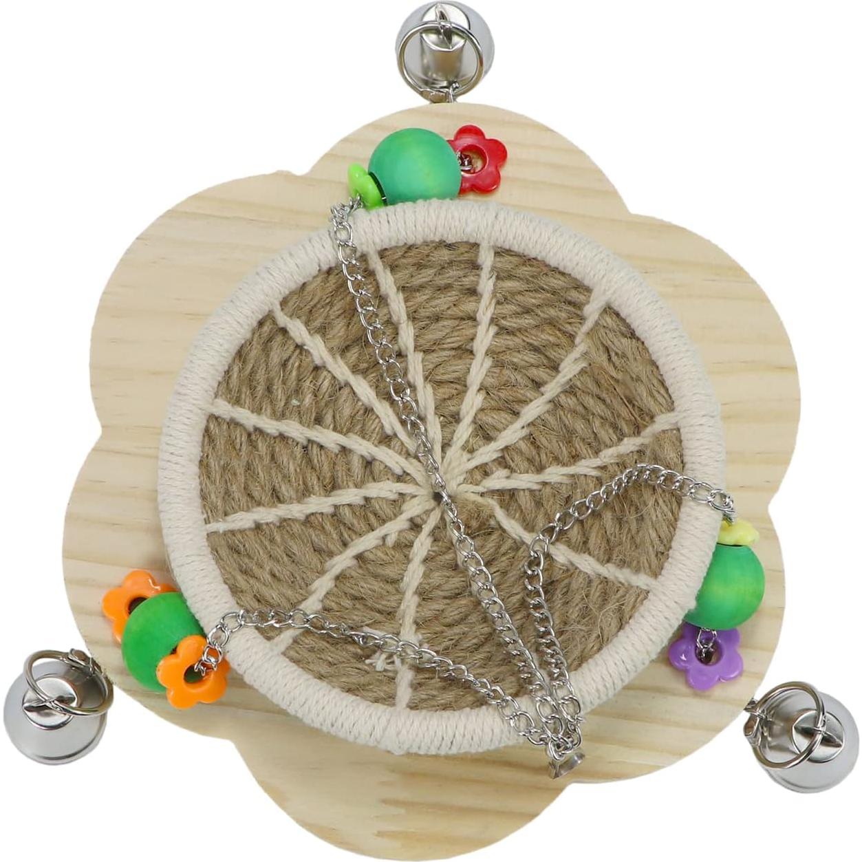 Cama Nido para Aves Wontee Cuerda de Cáñamo 18.99x29.94cm