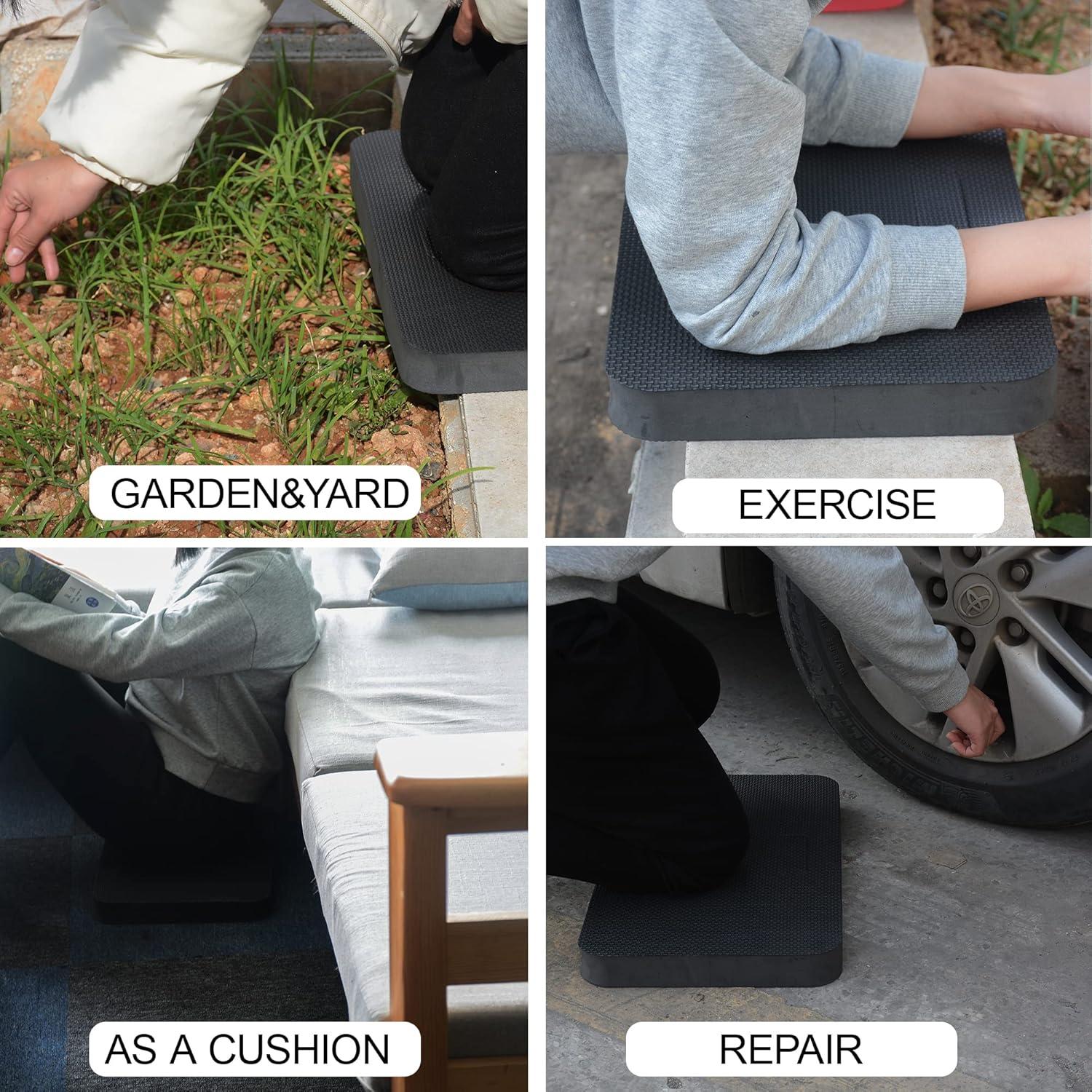 Almohadillas de Rodillas AebDerp 2 Piezas EVA Suave 45x28 cm