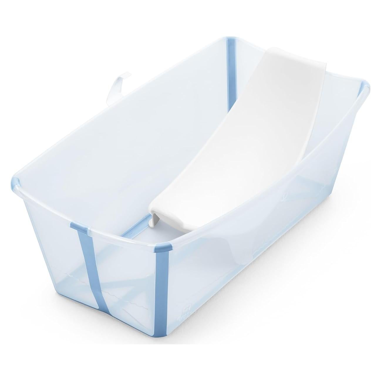 Bañera Plegable Stokke Flexi Bath Azul Océano + Soporte