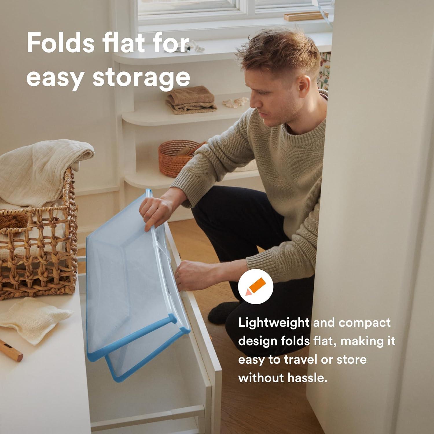 Bañera Plegable Stokke Flexi Bath Azul Océano + Soporte