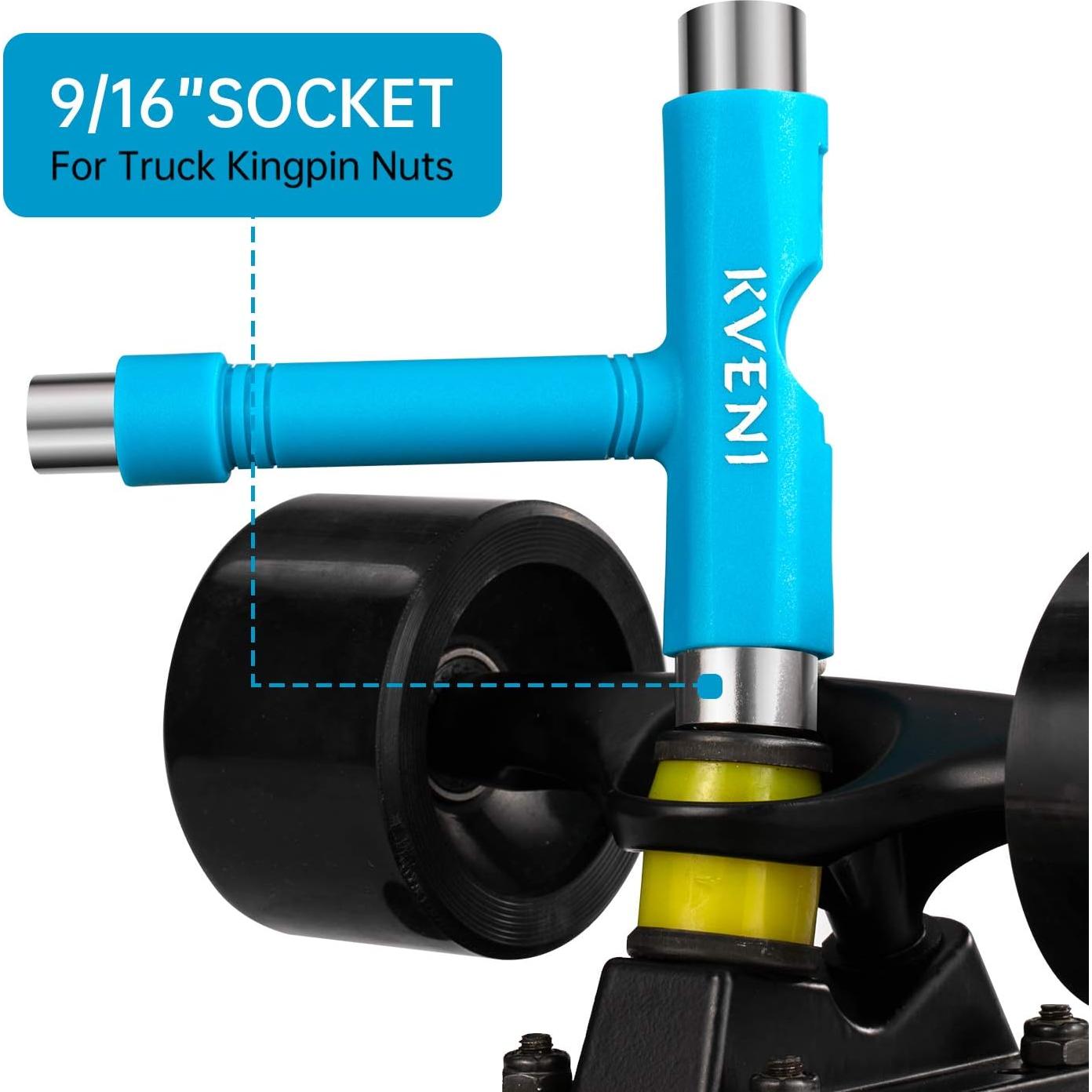 Herramienta Multifuncional para Skate KVENI - Azul