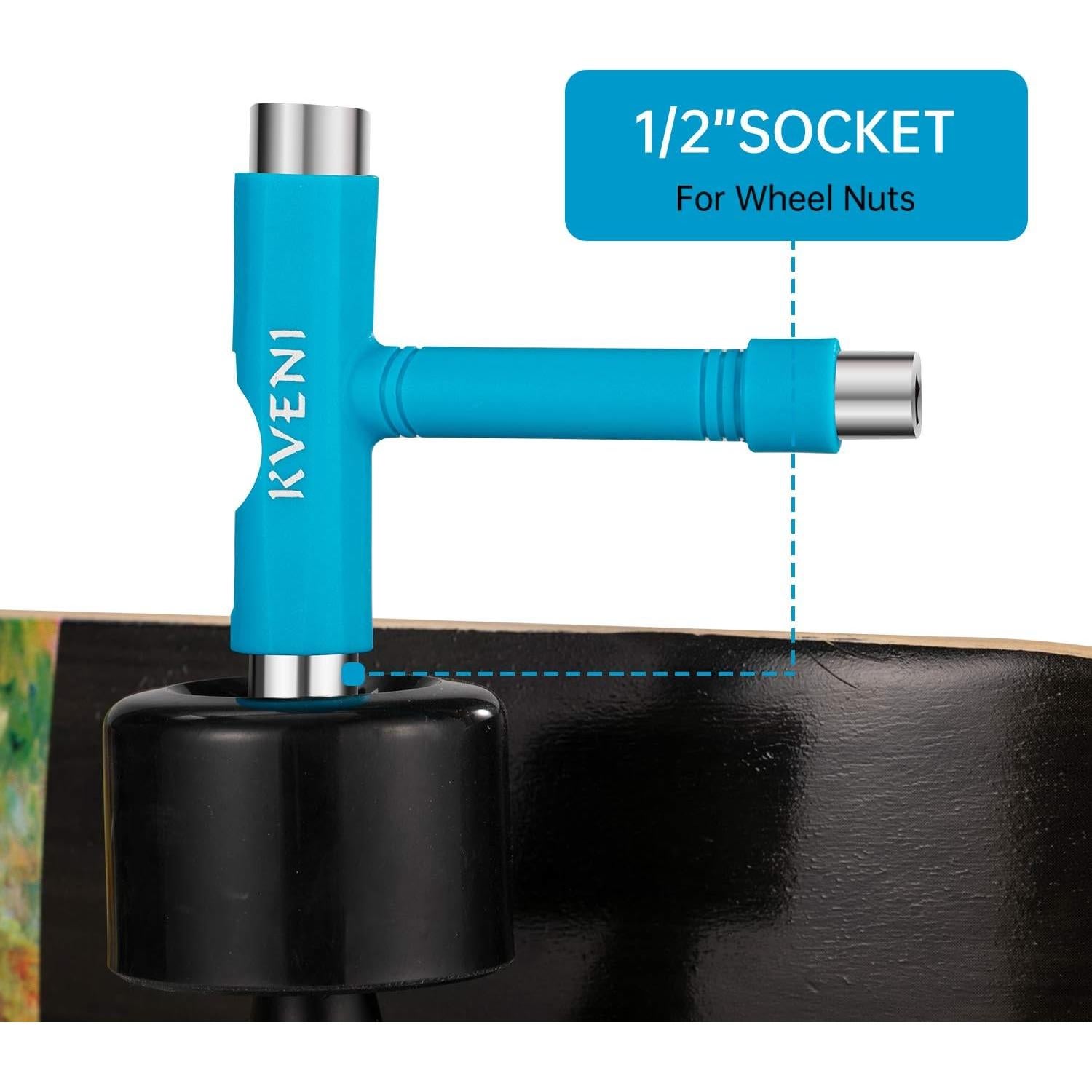 Herramienta Multifuncional para Skate KVENI - Azul