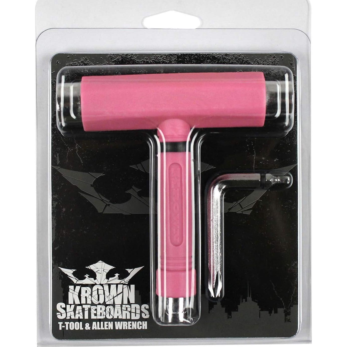 Herramienta de Skate Krown T-Tool Rosa Todo-en-Uno