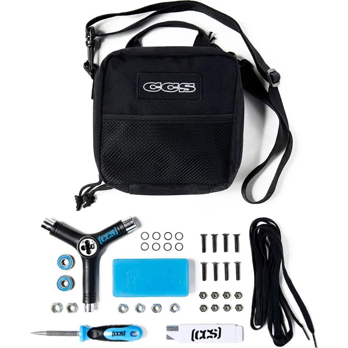 Kit de Skate de Emergencia CCS Deluxe - Bolsa, Herramientas y Repuestos