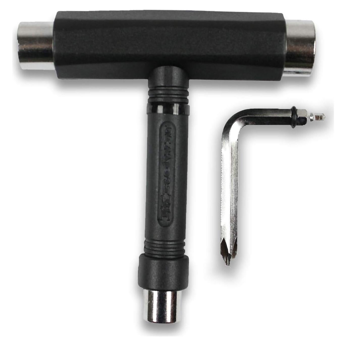 Herramienta T Krown Todo-en-Uno para Patineta Longboard Negro