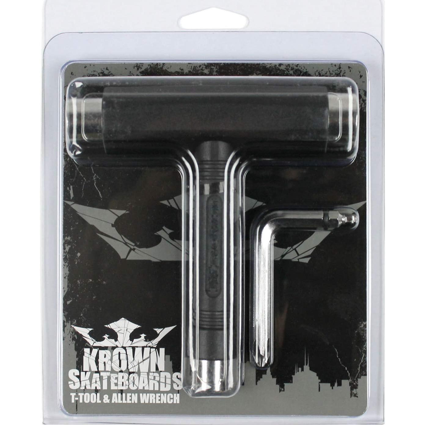 Herramienta T Krown Todo-en-Uno para Patineta Longboard Negro