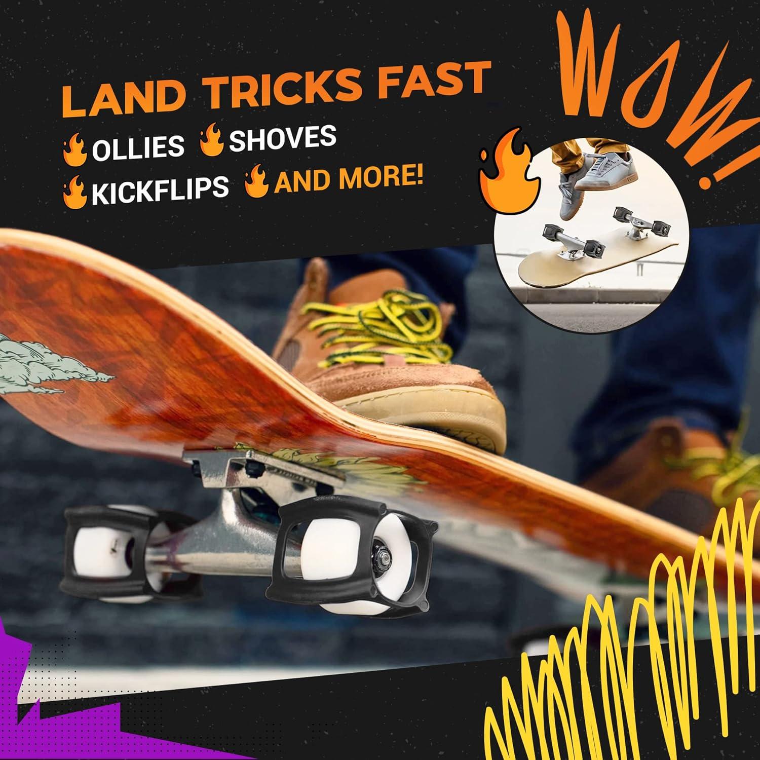 Paquete de Accesorios para Skateboard SKATERTRAINER con Soporte y Herramienta