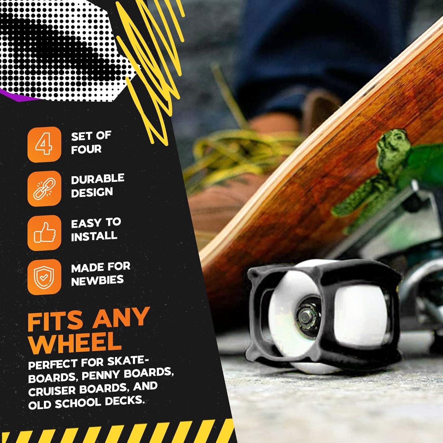 Paquete de Accesorios para Skateboard SKATERTRAINER con Soporte y Herramienta