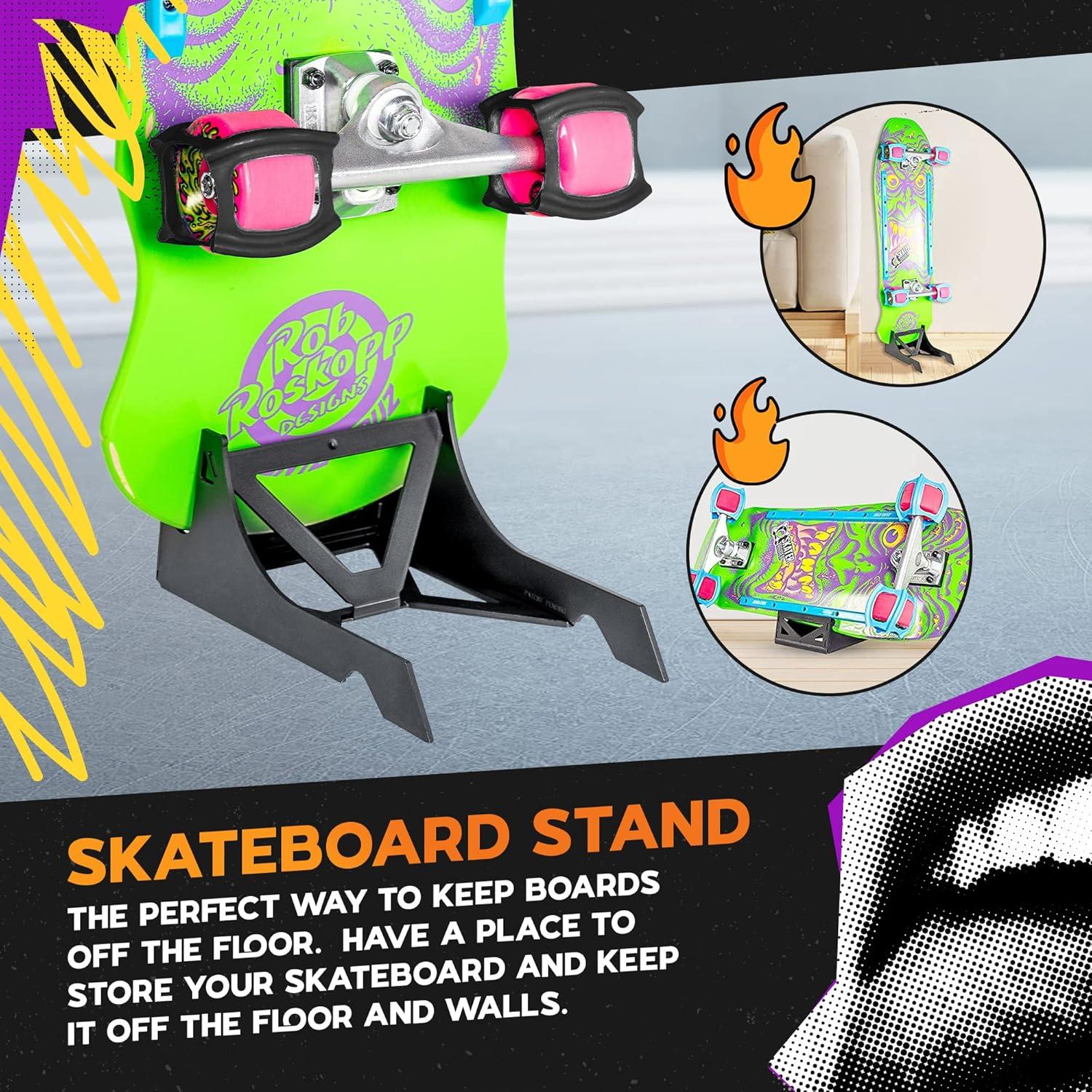 Paquete de Accesorios para Skateboard SKATERTRAINER con Soporte y Herramienta
