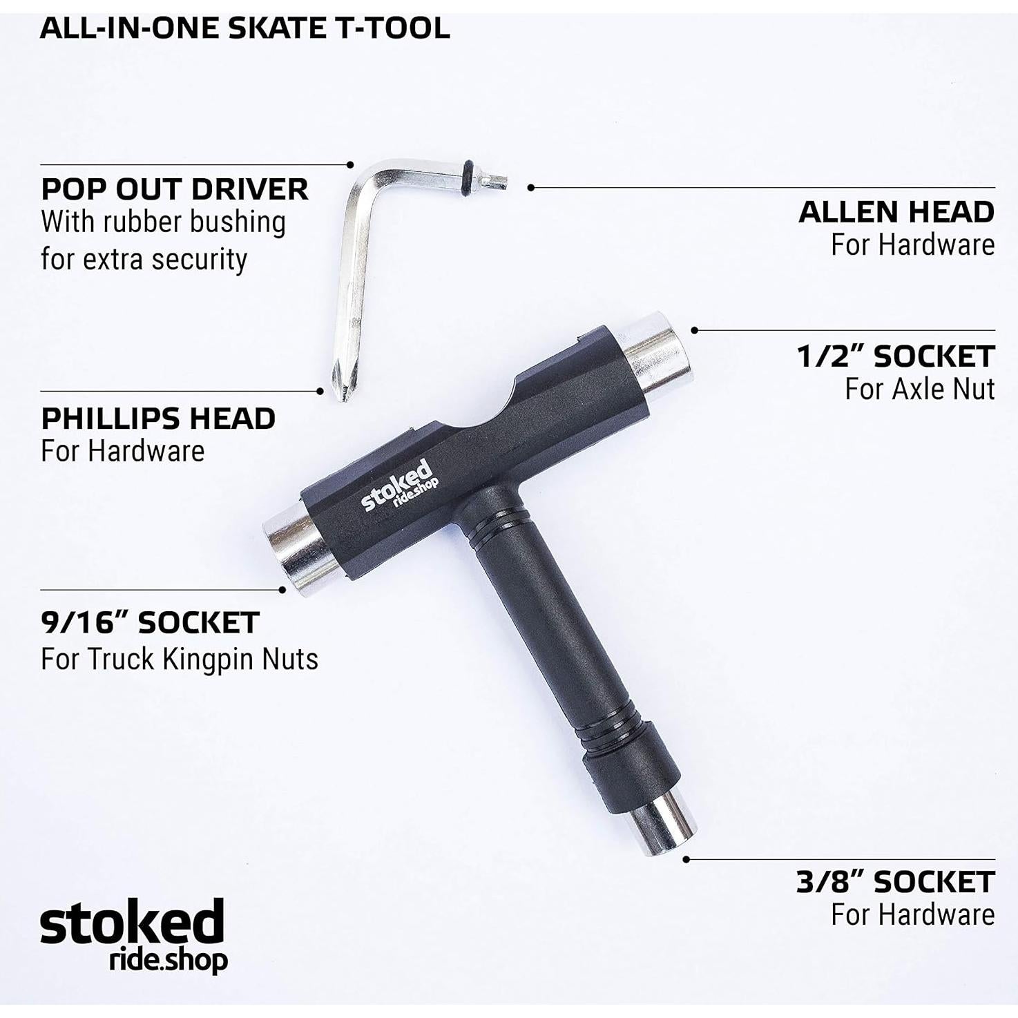 Herramienta Multifuncional para Patineta Stoked Ride Shop