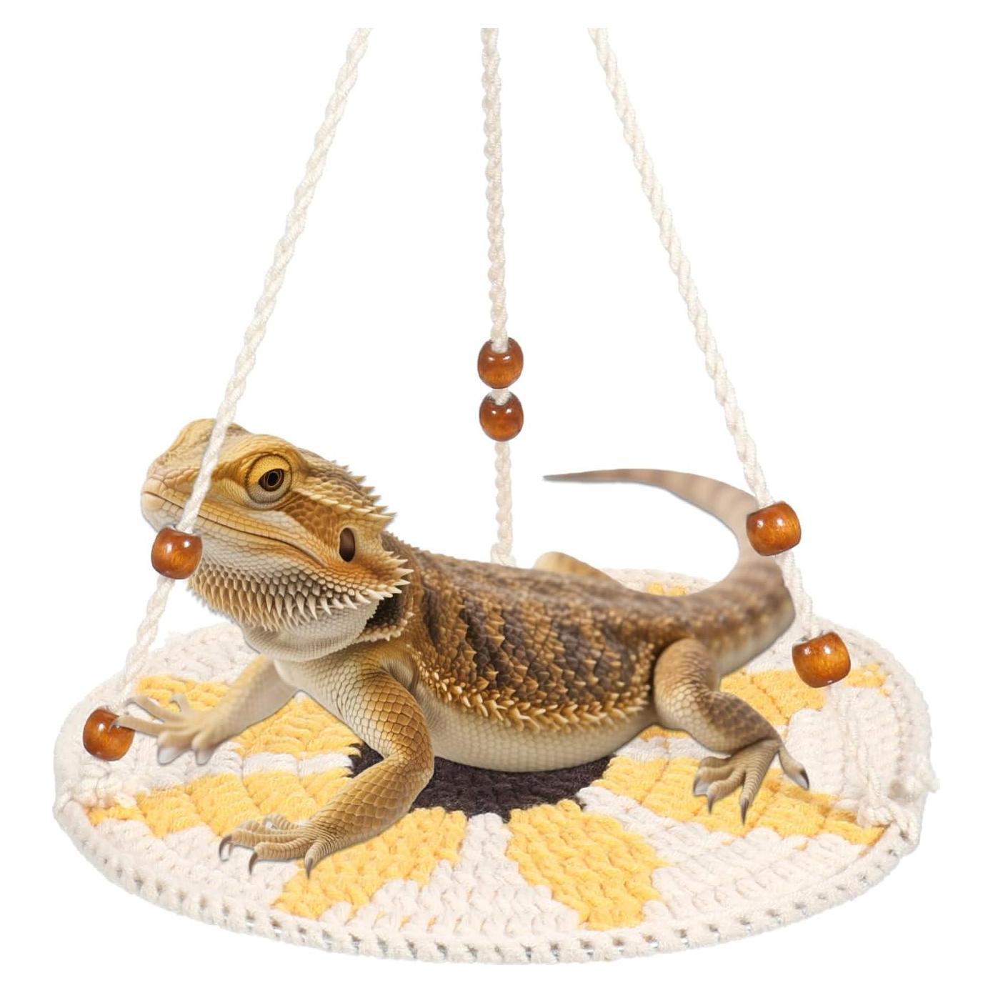 Hamaca para Reptiles Bruislard 21cm Algodón Dragón Barbudo