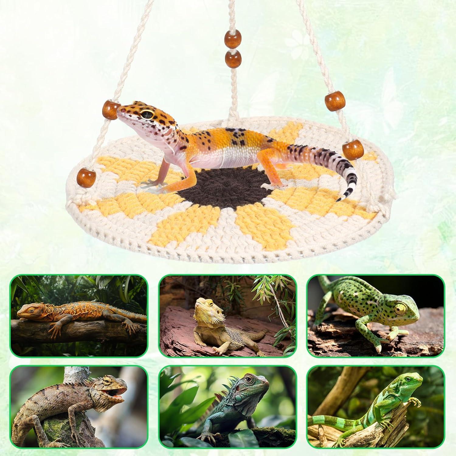 Hamaca para Reptiles Bruislard 21cm Algodón Dragón Barbudo