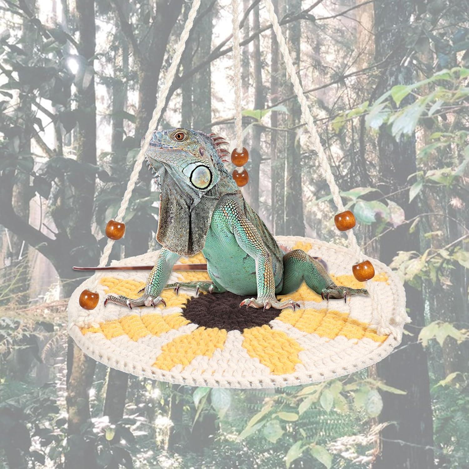 Hamaca para Reptiles Bruislard 21cm Algodón Dragón Barbudo