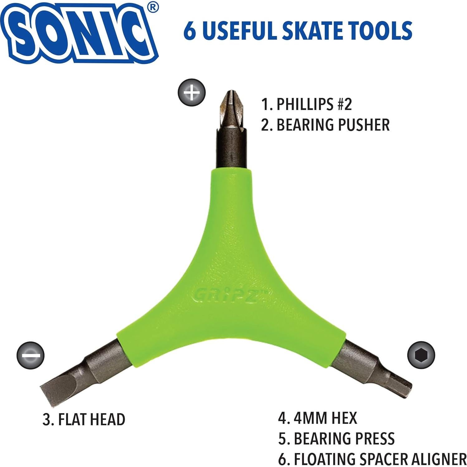 Herramienta para Patines en Línea SONIC Gripz 6 en 1