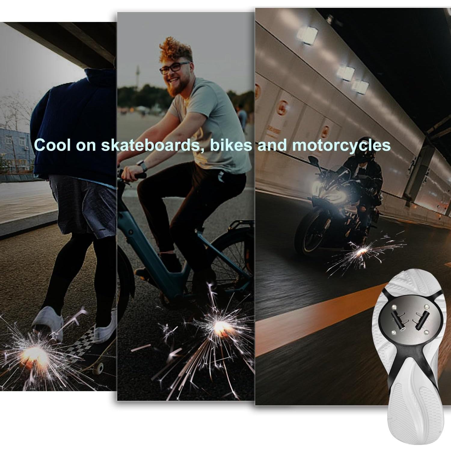 Plantillas de Chispas TUOBITUO para Patineta y Bicicleta