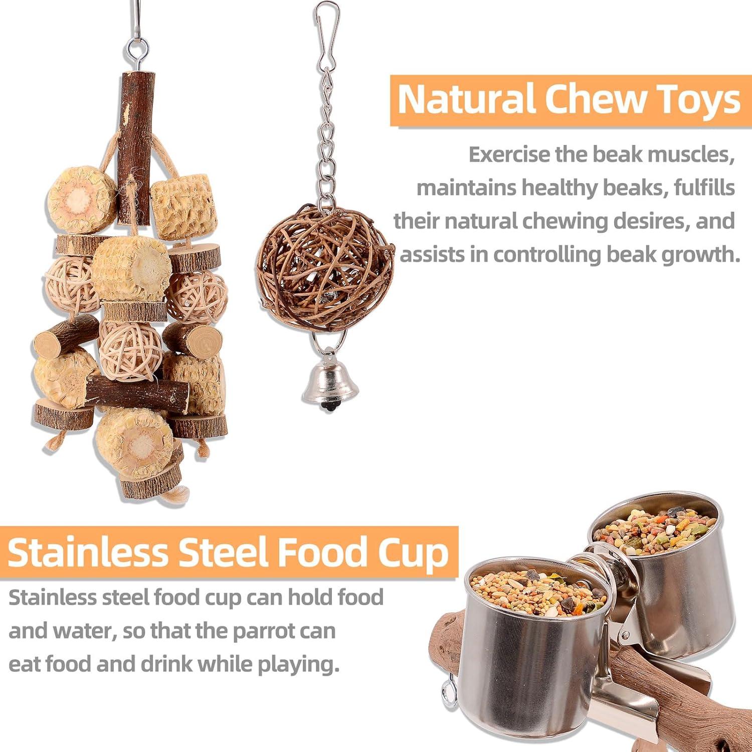 Parque de Aves LIMIO de Madera Natural 29.5x29.5 cm