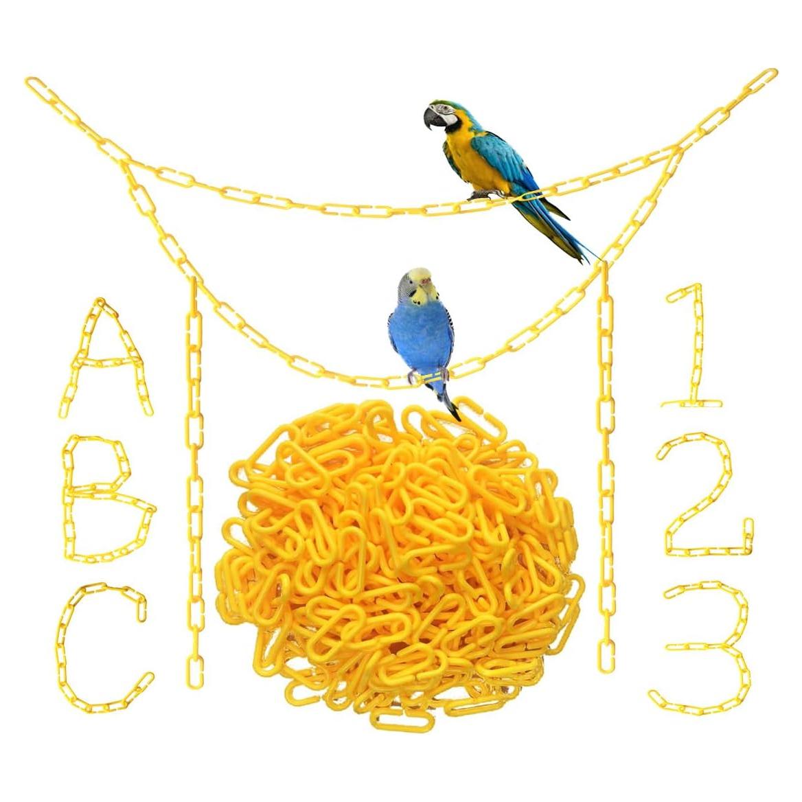 200 Enlaces de Cadena Plástica para Mascotas Hyamass - Juguetes de Escalada