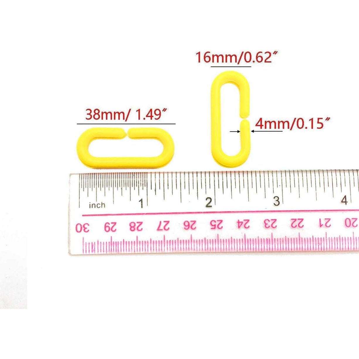 200 Enlaces de Cadena Plástica para Mascotas Hyamass - Juguetes de Escalada