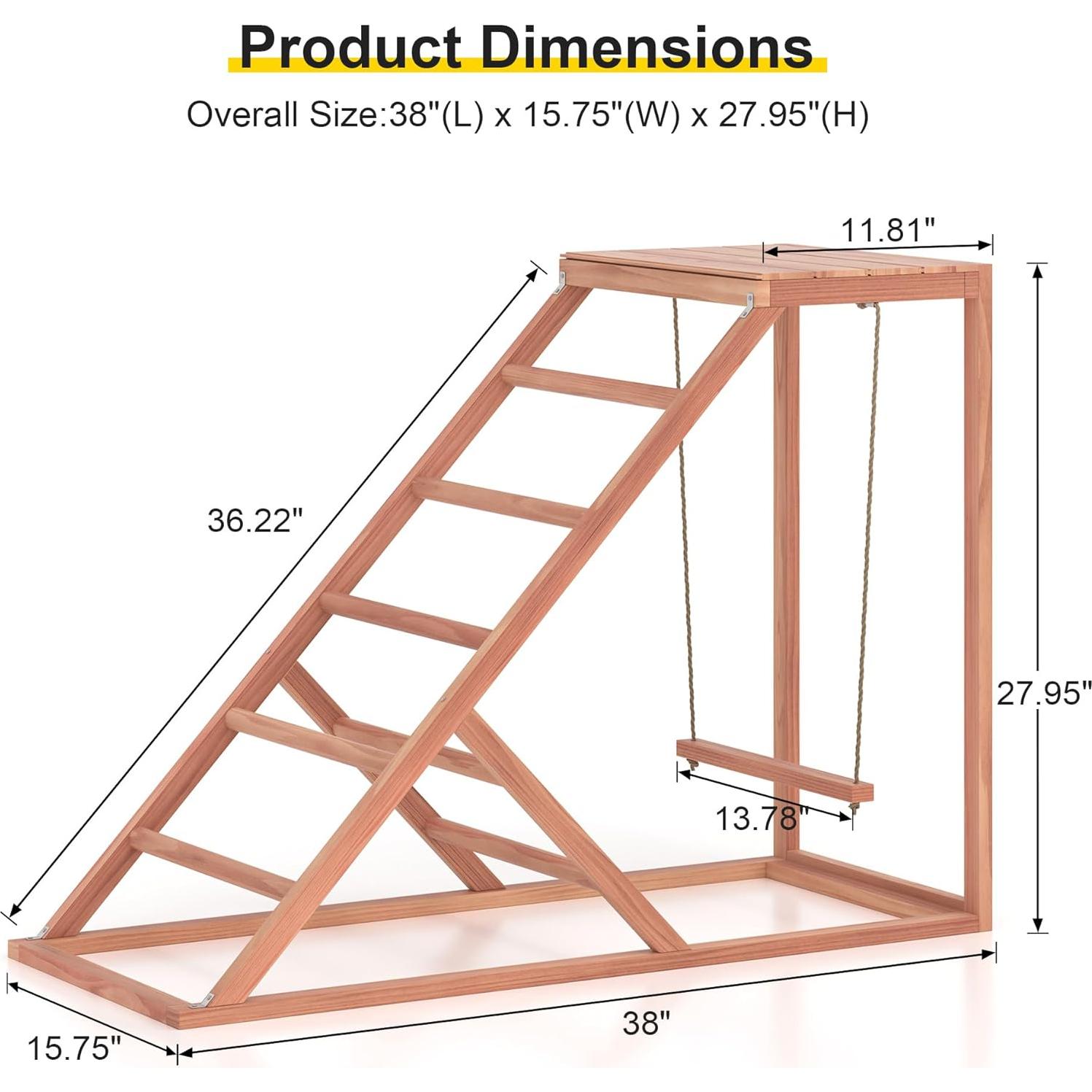 Barras de Posado para Pollos Kecreque 40 x 97 x 71 cm