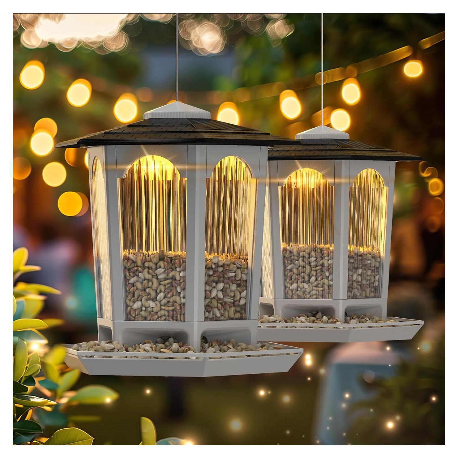 Comederos solares colgantes MrCrafts Nature - 2 Pcs, 1.13 kg