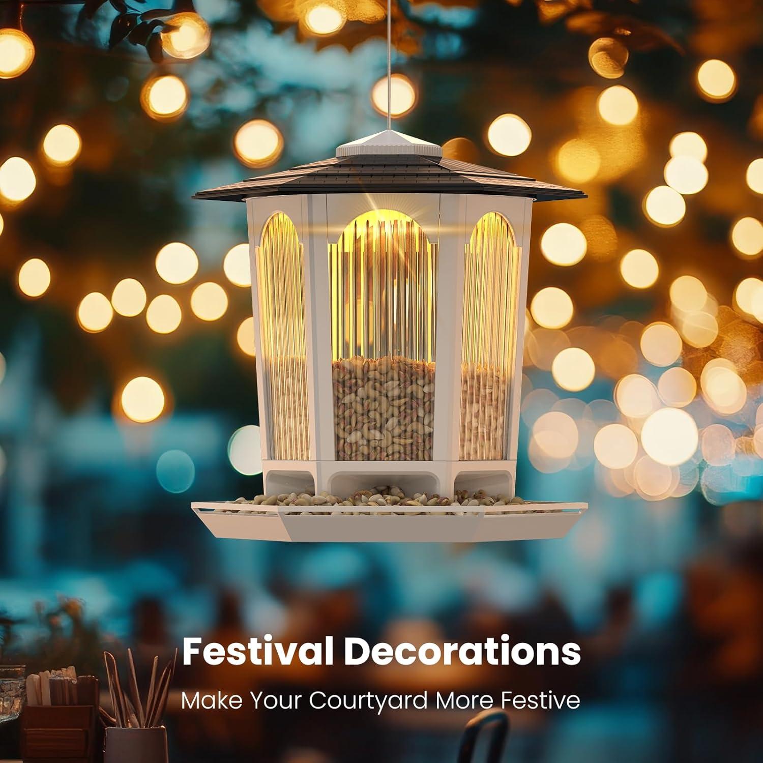 Comederos solares colgantes MrCrafts Nature - 2 Pcs, 1.13 kg