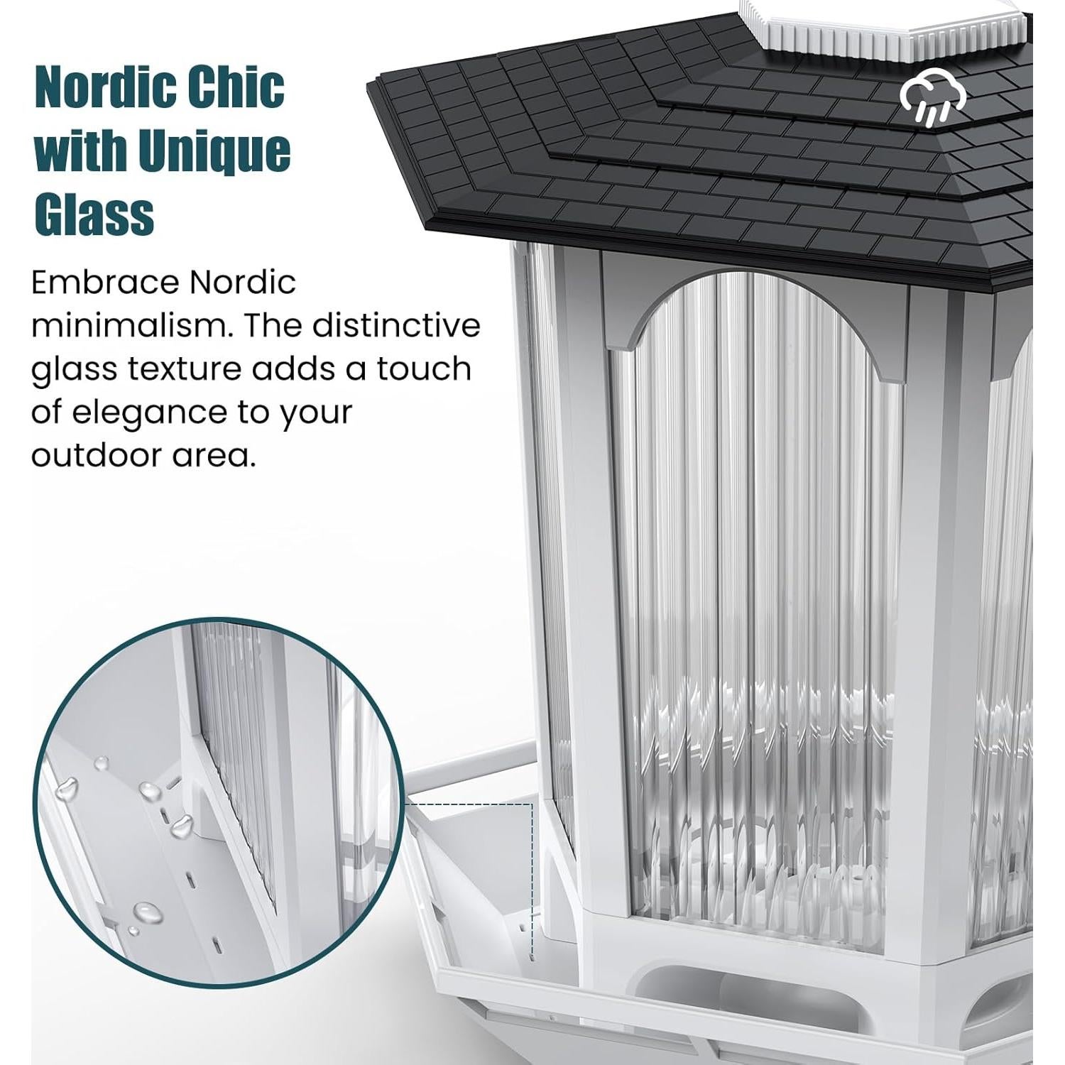 Comederos solares colgantes MrCrafts Nature - 2 Pcs, 1.13 kg