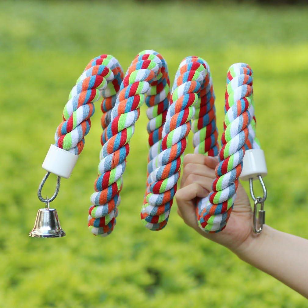 Percha de Cuerda Bungee Kintor 210cm para Loros Medianos