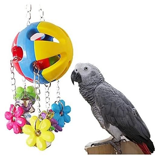 Juguete de Bola para Pájaros Litewood 22x6.5cm Colorido