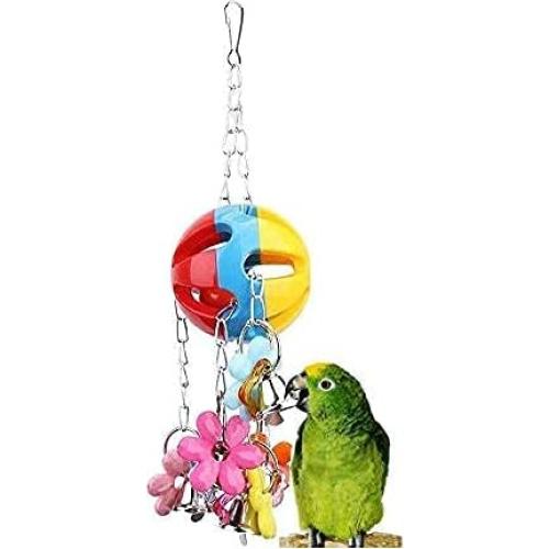 Juguete de Bola para Pájaros Litewood 22x6.5cm Colorido