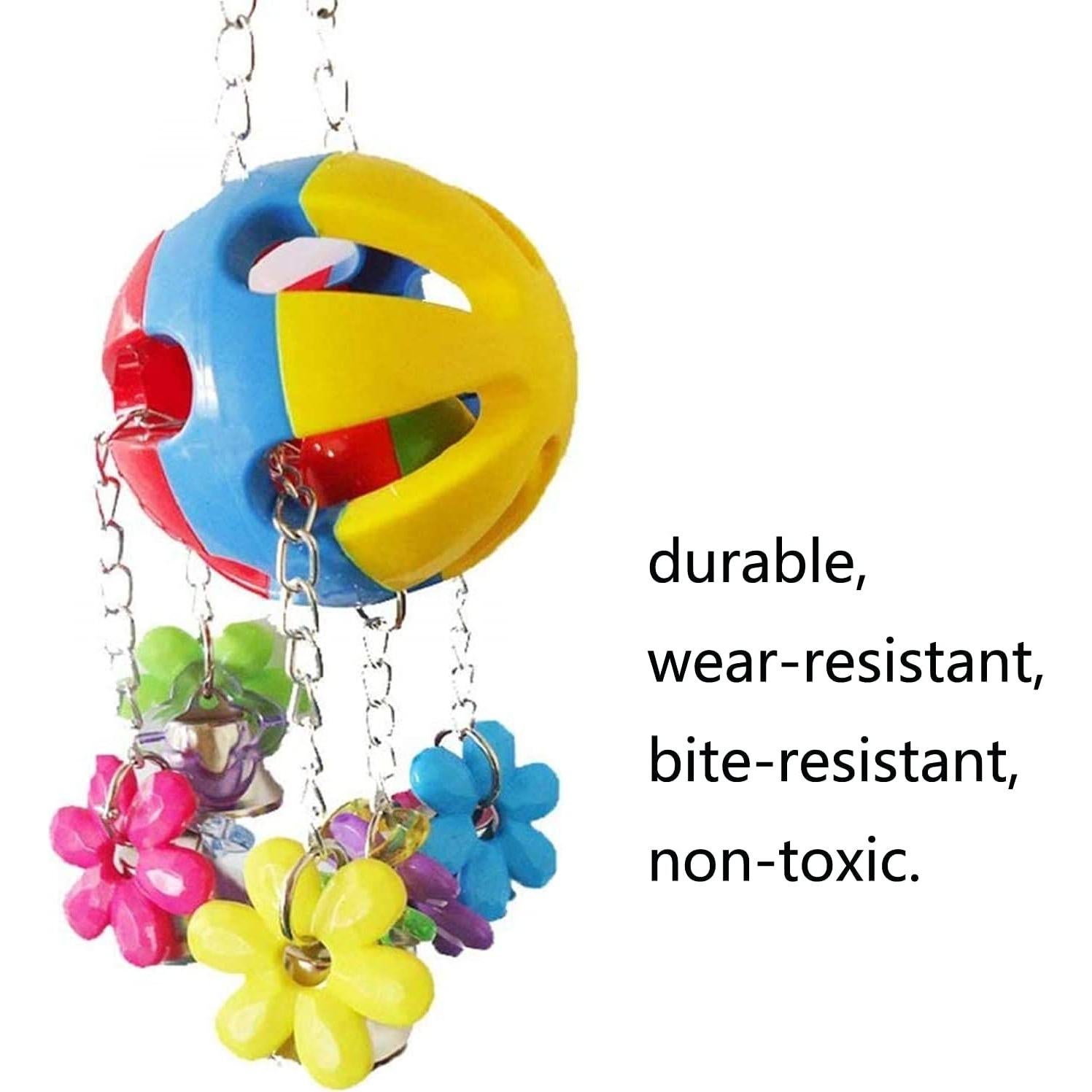 Juguete de Bola para Pájaros Litewood 22x6.5cm Colorido