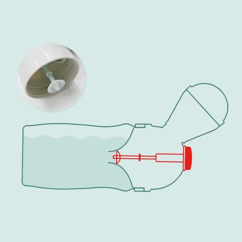 Inodoro portátil para niños Alytimes 500 ml azul