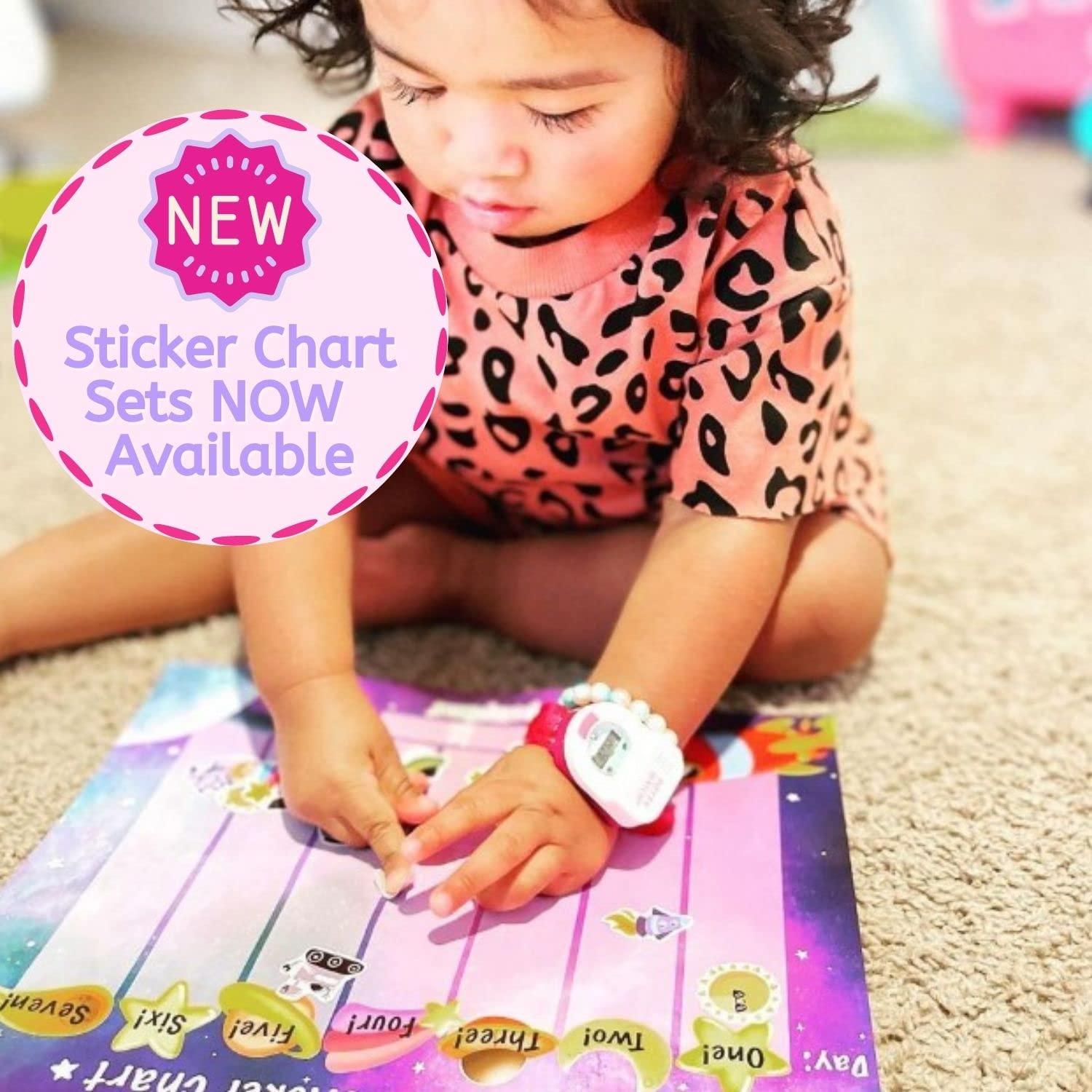 Reloj de Entrenamiento Rosa para Niños - Temporizador y Música