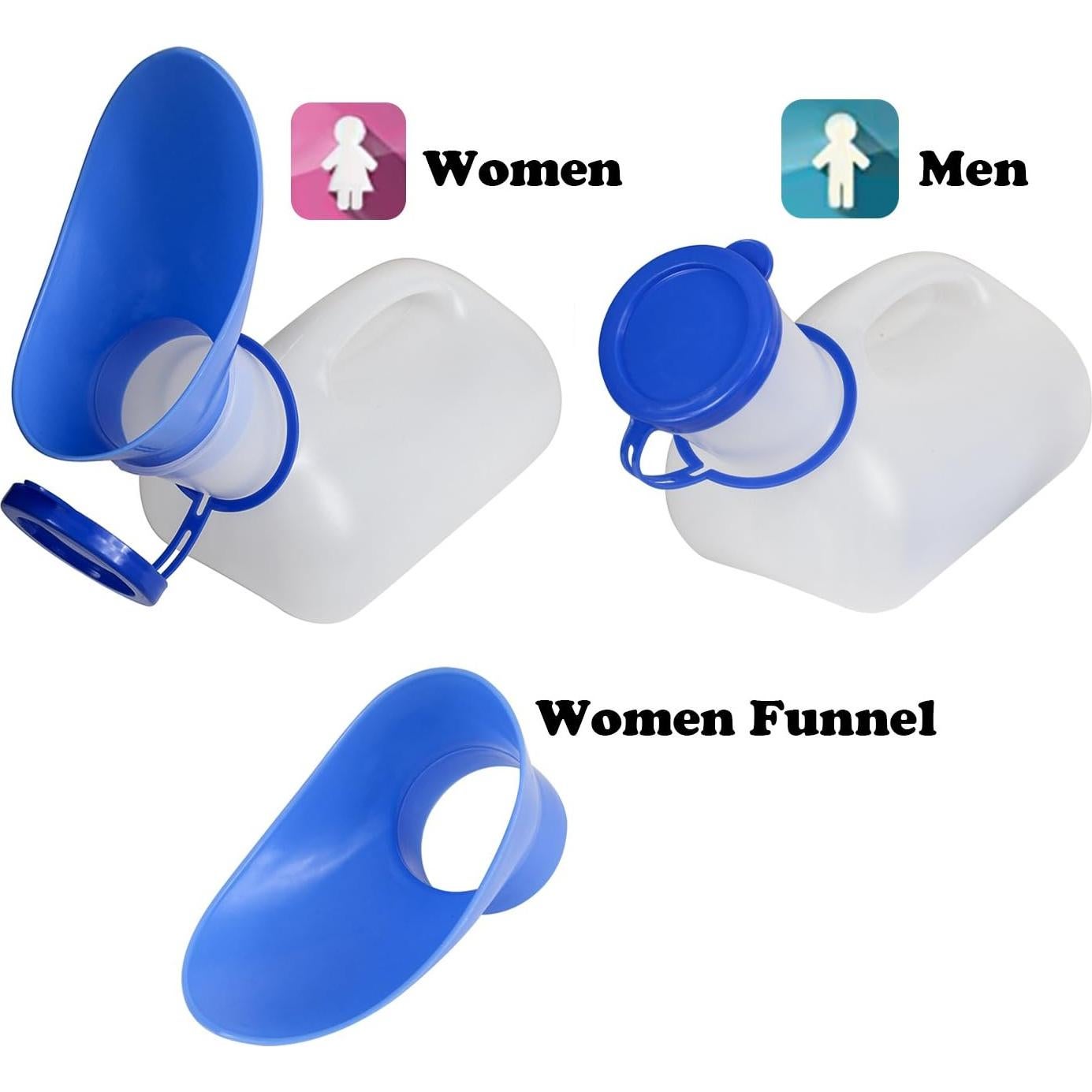 Orinal Unisex AWOKEN 1000ml Botella Plástica a Prueba de Fugas