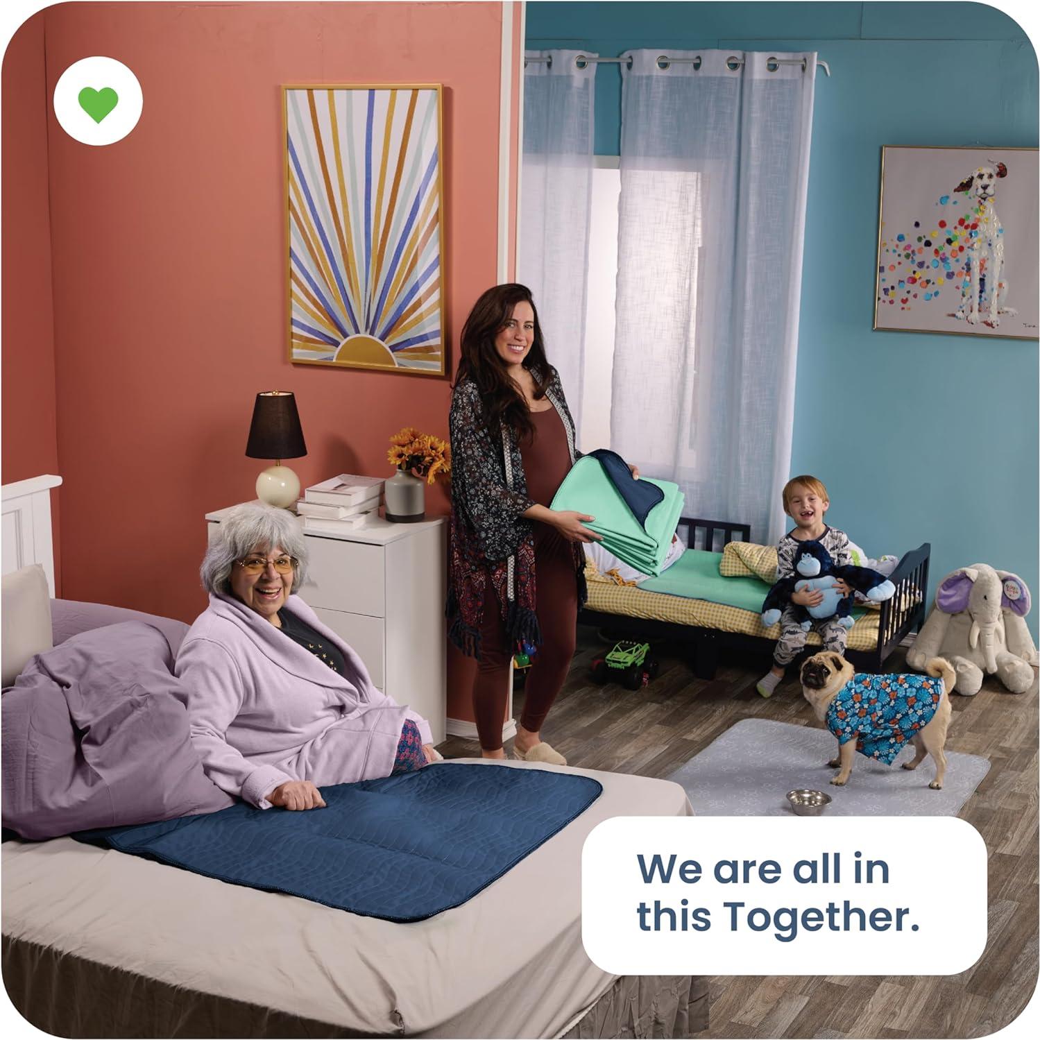 Almohadillas Lavables IMPROVIA 86.36x91.44cm Paquete de 4