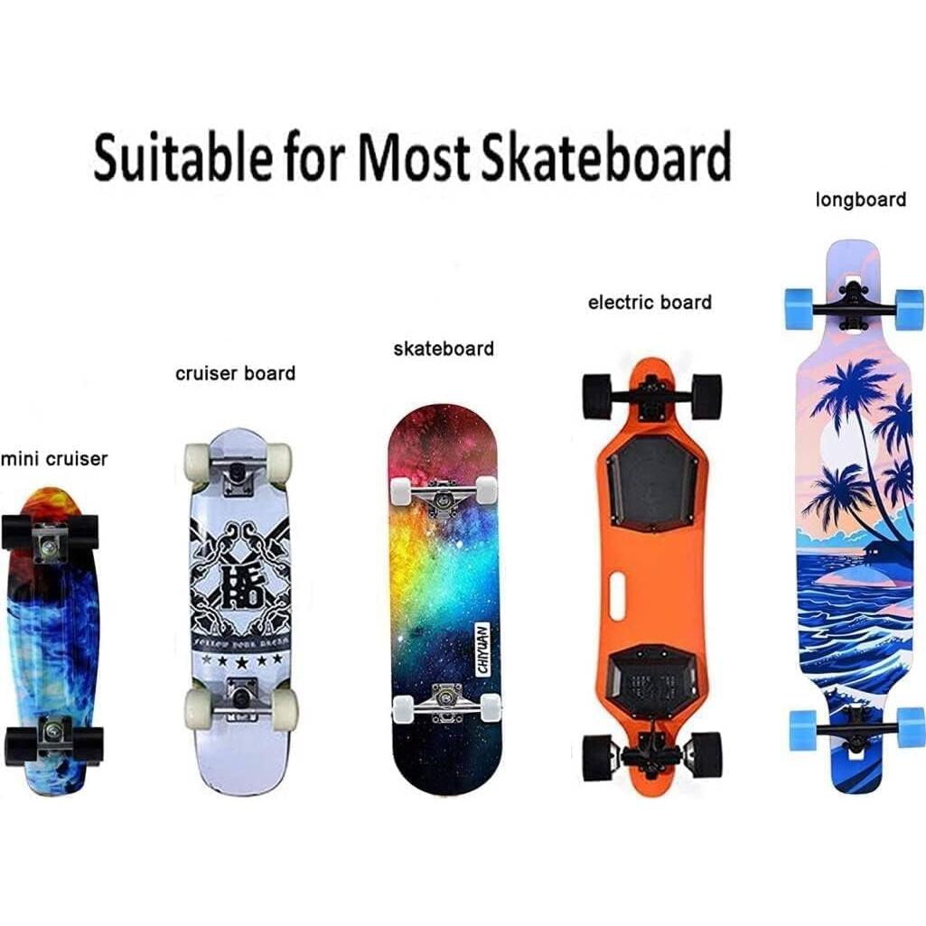 Soporte para Skateboard AUXPhome - Abrazadera Ajustable Negro