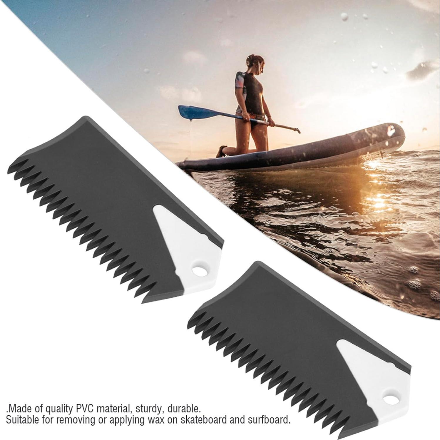 2 Peines para Cera de Surf Fayelume - Herramienta de Limpieza PVC
