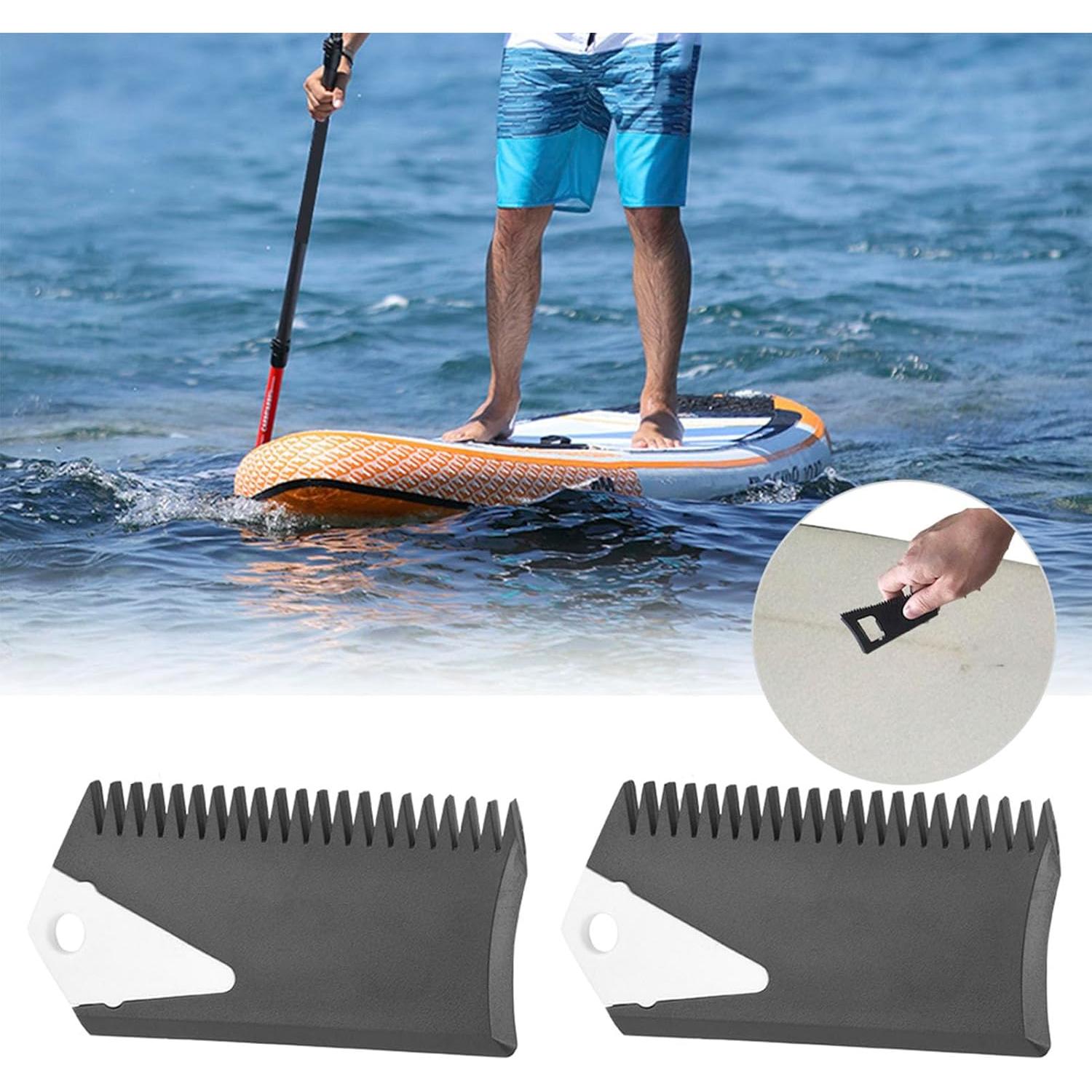 2 Peines para Cera de Surf Fayelume - Herramienta de Limpieza PVC