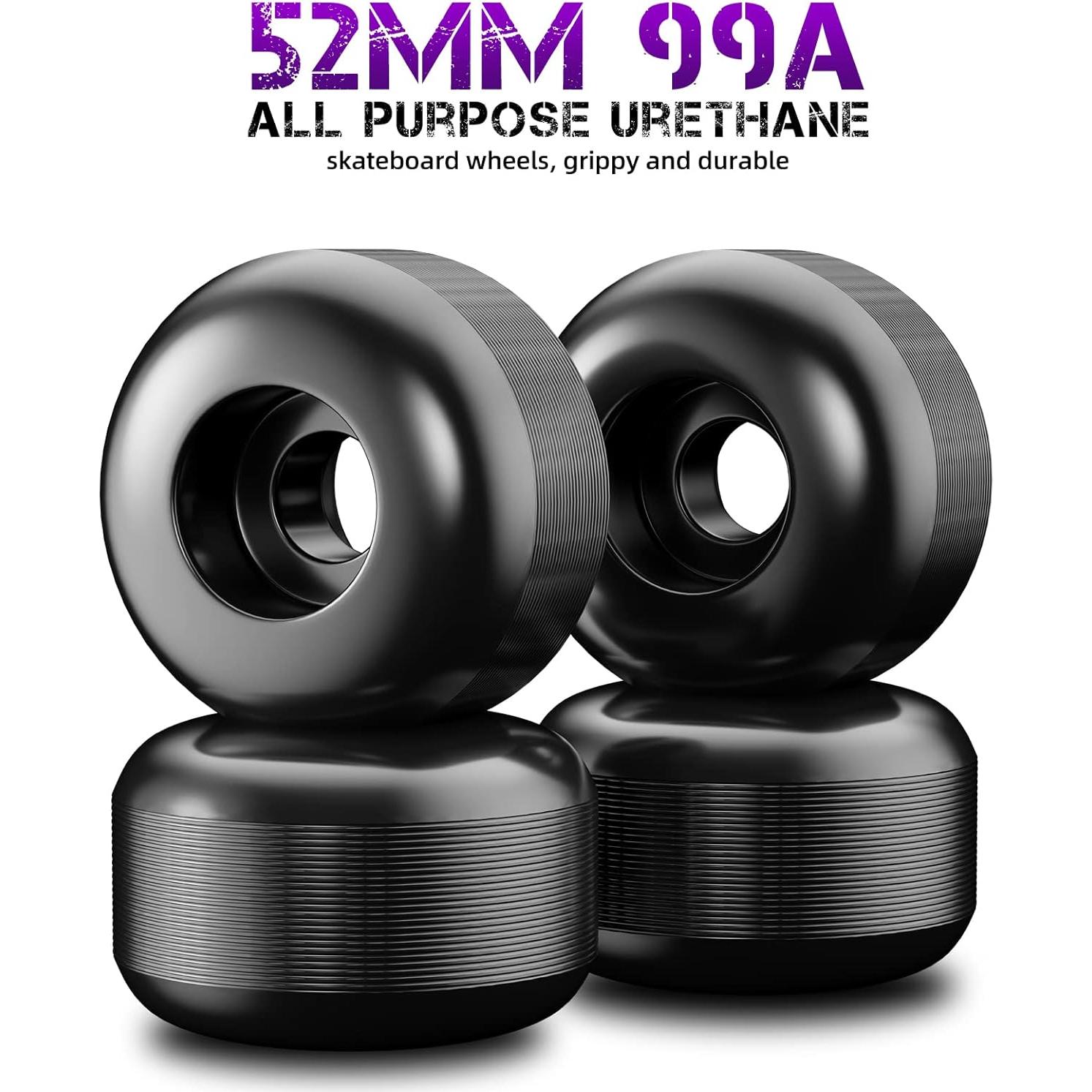 Patines de Skate Jizmo para Tableros 20.32 cm, Ruedas 52mm