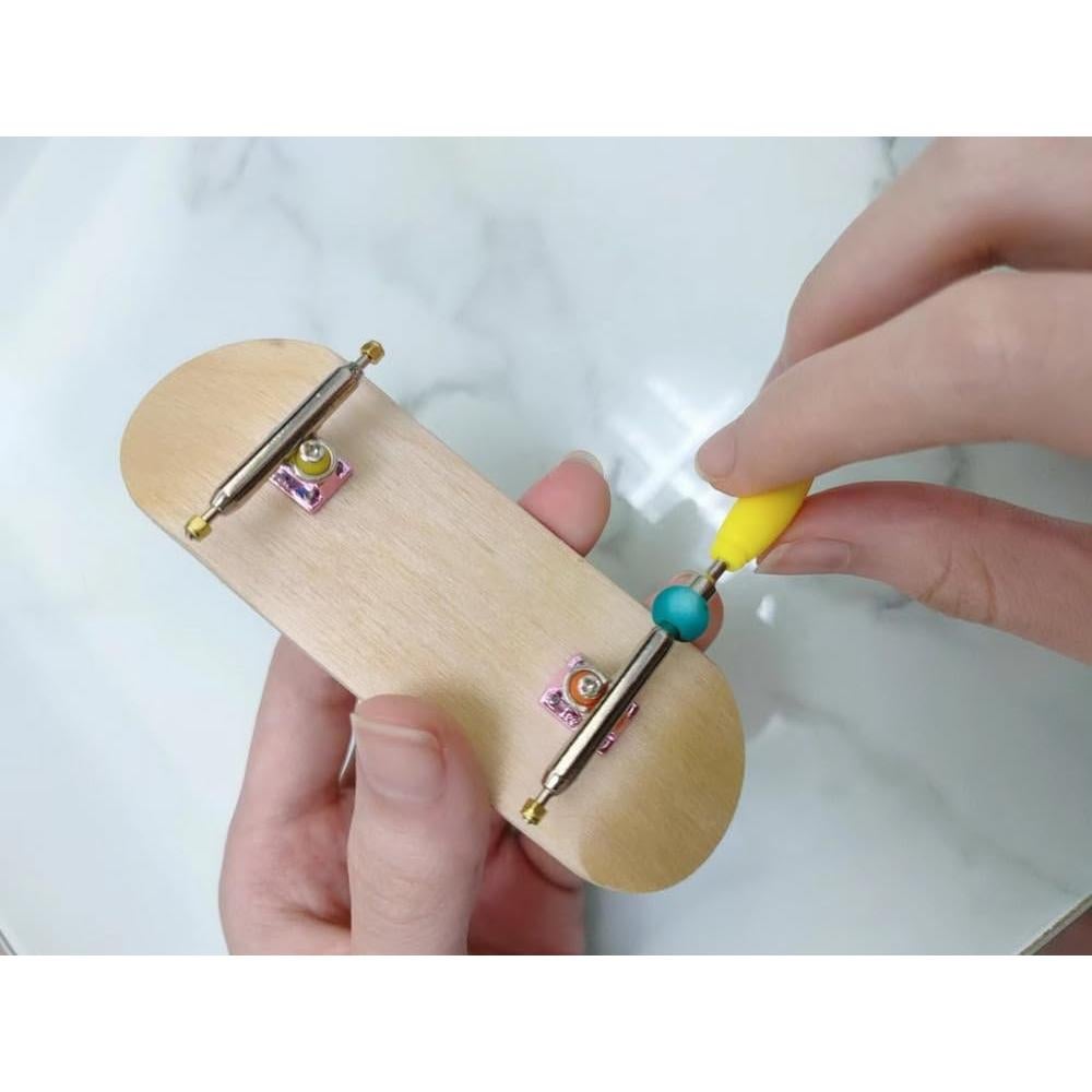 Trucks de Fingerboard Leefai G3 32mm Azul - Ejes Simples
